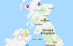Tourist Map Of Scotland And Ireland Tourism Company And Tourism