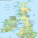Tourist Map Of Scotland And Ireland Tourism Company And Tourism
