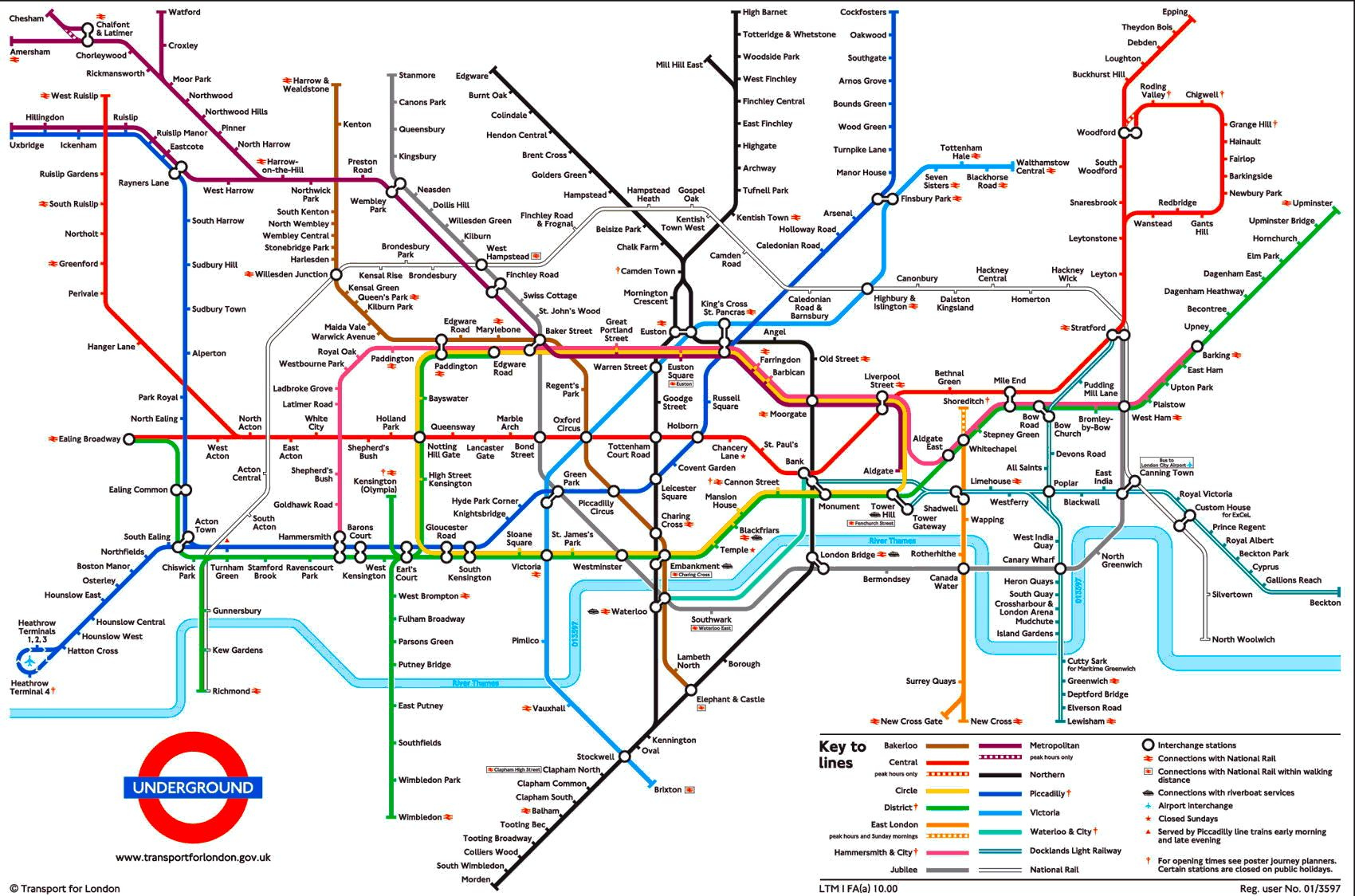 Tube Map London Underground London Underground Map London Tube Map 