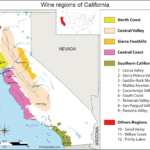 United States Map Of Vineyards Wine Regions California Ava Map