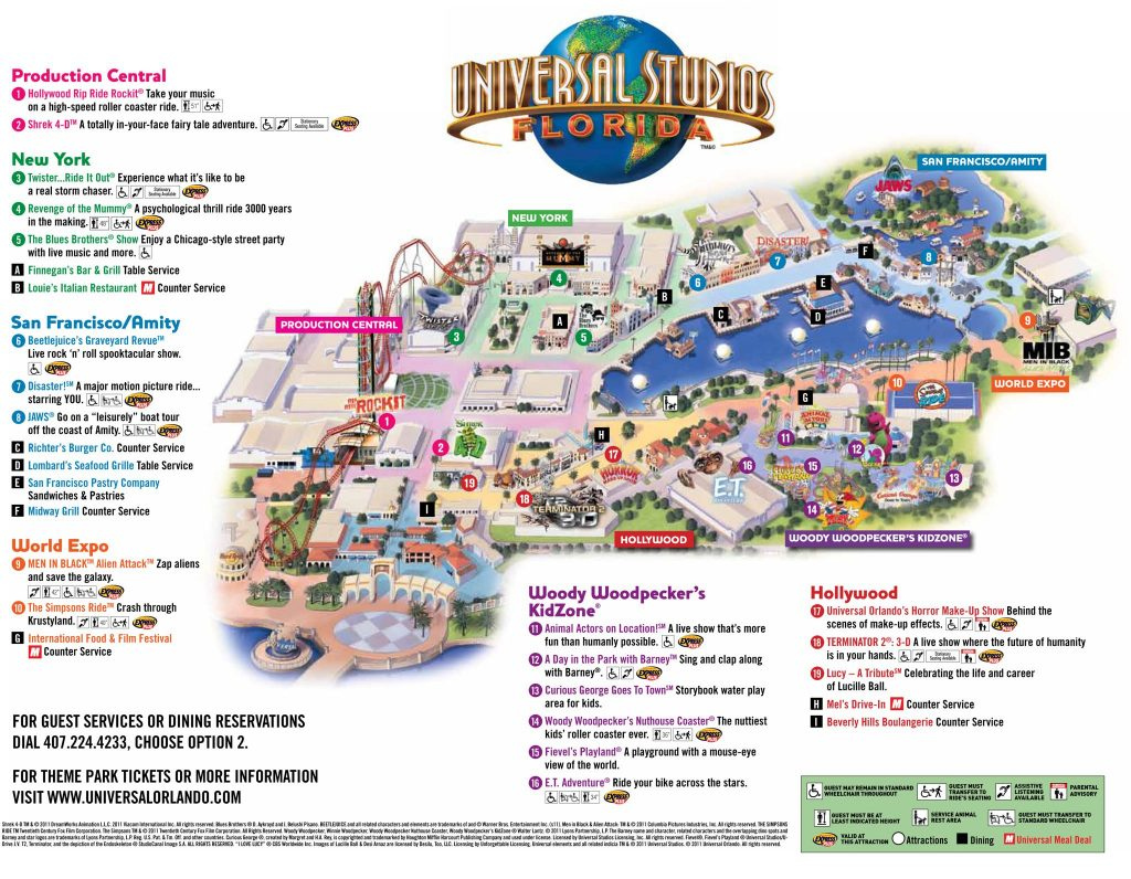 Universal Park Map Florida Visit Ideas Pinterest Universal 