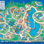 Universal Seaworld Orlando Touring Plans Printable Sea World Map