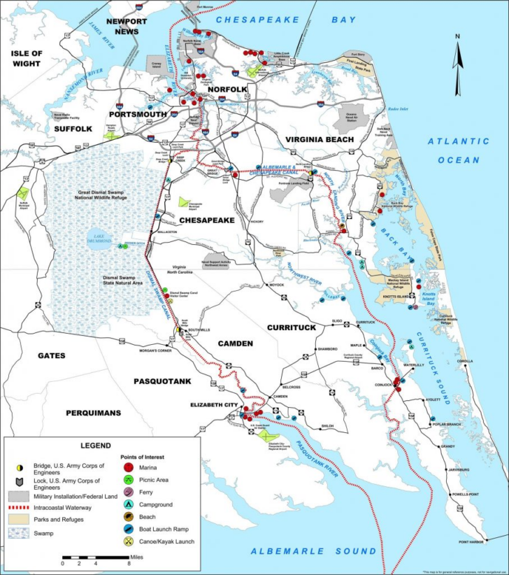 Map Of Icw In Florida