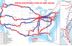 usa map showing what parts of an amtrak route are traversed during Usa Map Showing What Parts Of An Amtrak Route Are Traversed During