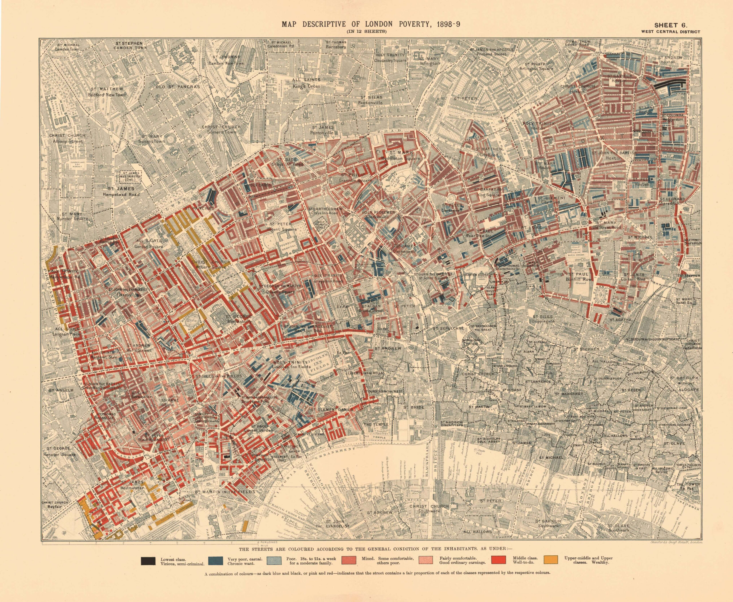 Victorian London Poverty Map MyLearning