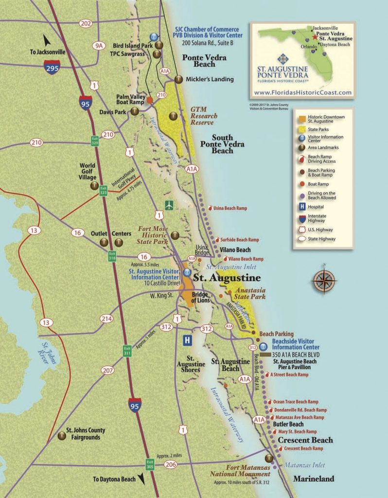 View St Augustine Maps To Familiarize Yourself With St Augustine St 