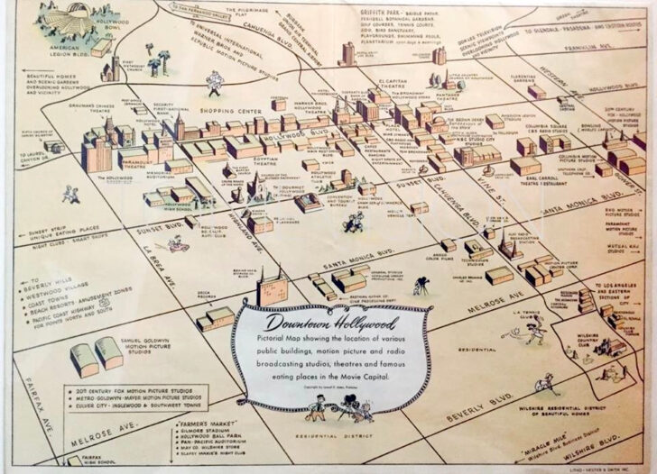 Historic Downtown Hollywood Map