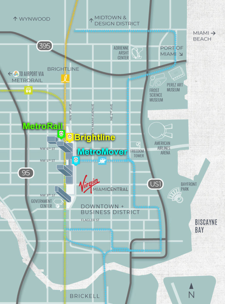 Virgin Brightline Train To Port Of Miami Guide Let s See America