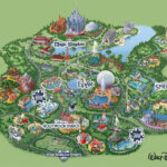 Walt Disney World Resort In Florida Park Map Caribbean Beach Resort