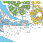 Watercolor Map Florida Beach Group Properties