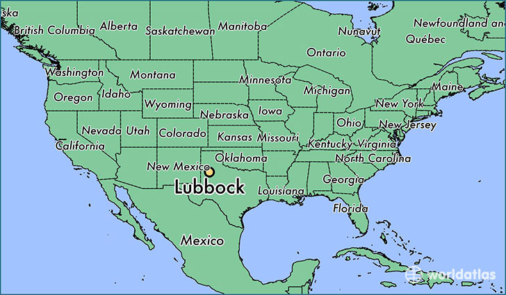 Where Is Lubbock Texas On The Map