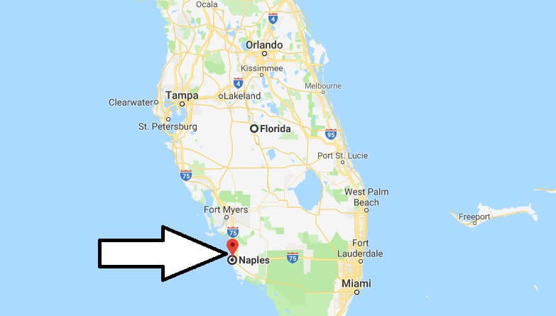 Where Is Naples Florida On A Map Florida Map