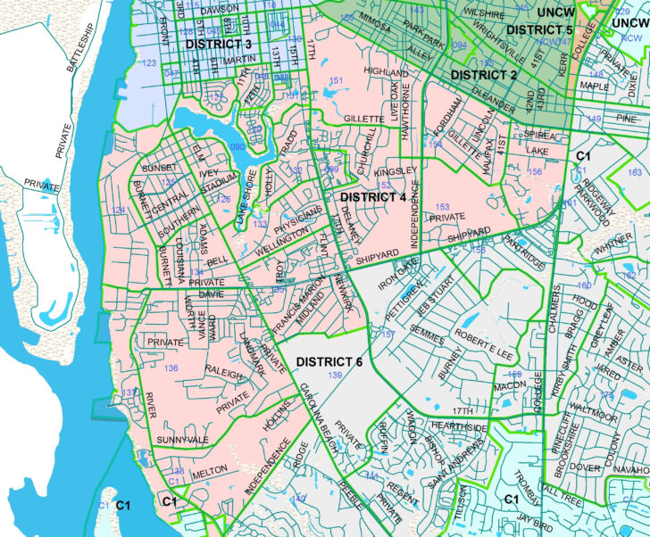 Map Of Wilmington Nc Neighborhoods