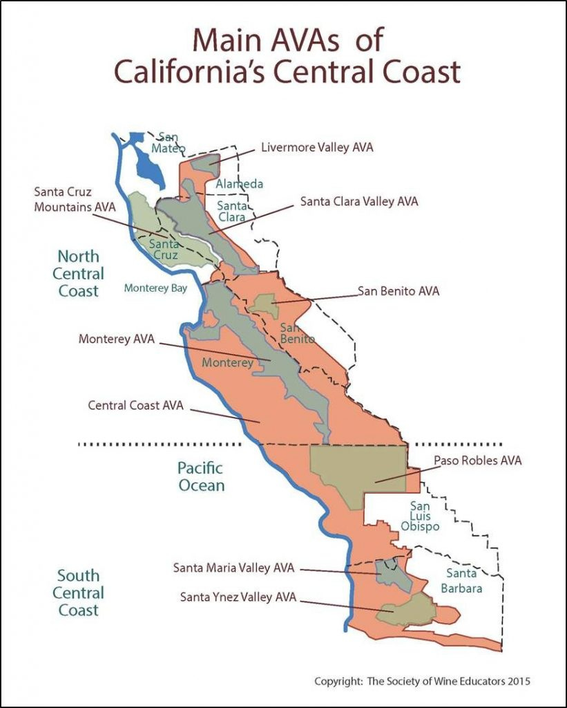 Wine Regions Of Californias Central Coast wine wineeducation 