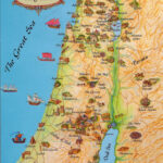 WORLD COME TO MY HOME 0315 ISRAEL The Map Of The Holy Land