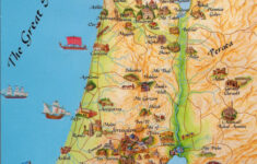 WORLD COME TO MY HOME 0315 ISRAEL The Map Of The Holy Land